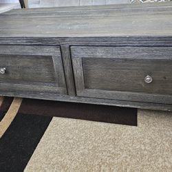 Coffee Table With Matching Side Table 