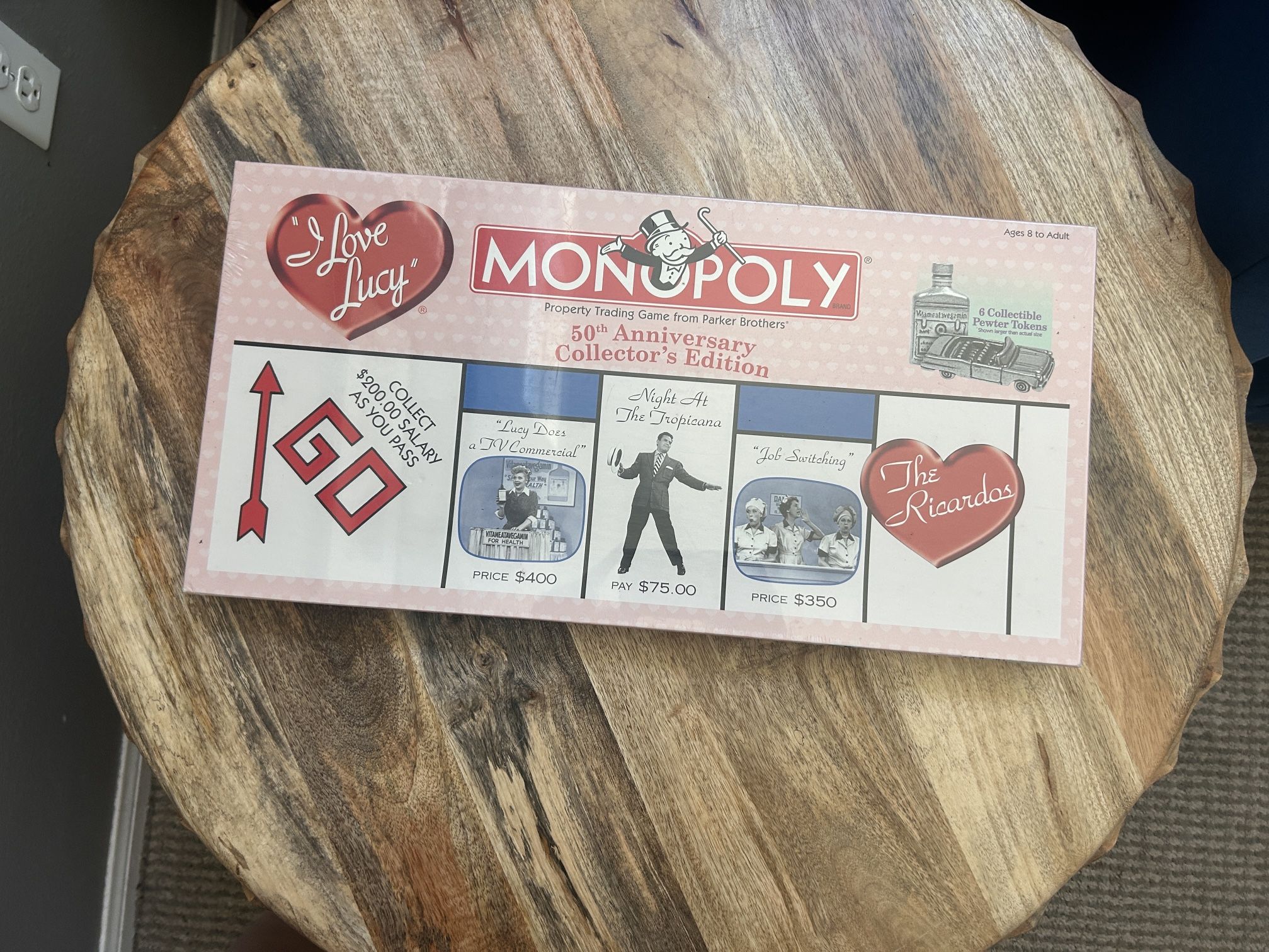50th Anniversary "I Love Lucy" Monopoly – Brand New & Unopened