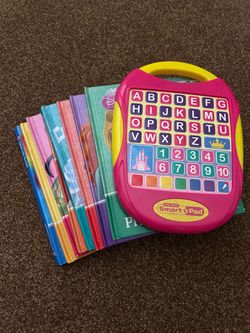 Princess set of books with musical tablet