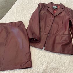 Ladies Leather Suit