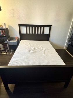 Black IKEA Hemnes Full Size Bed Frame