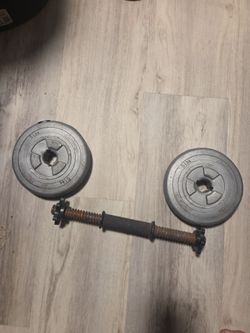 Dumbbell with weights