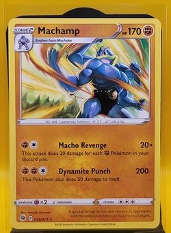 Machamp 026/073 Non Holo Rare Champion's Path Deck Exclusives Variant, VLP/NM