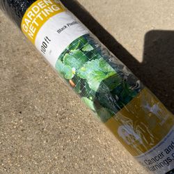 New Garden and Deer Netting - 100’ Black Plastic