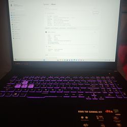 Asus Tuff Gaming Laptop A17  17.5 Inch