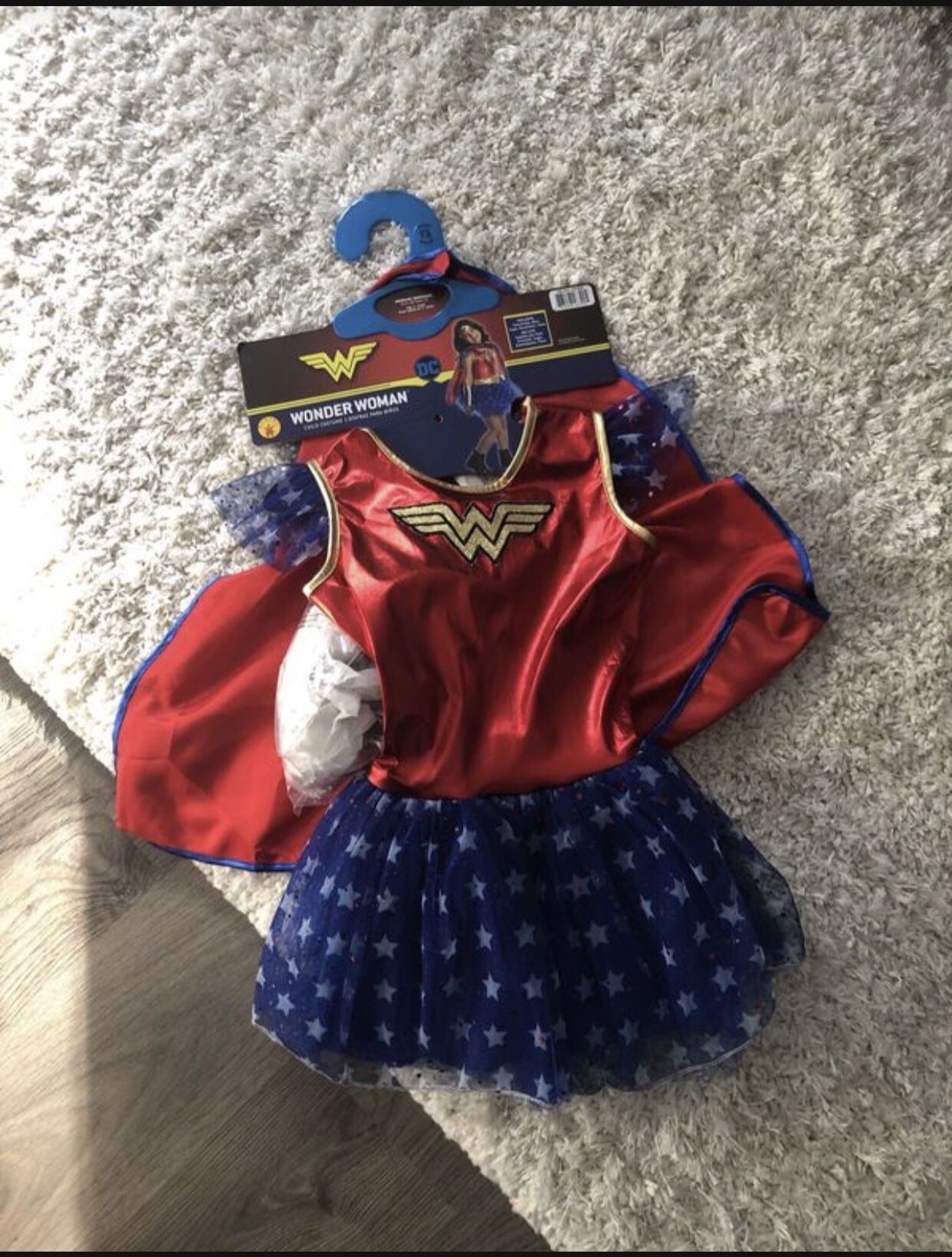 Girls Wonder Woman Costume 6-8 Yrs