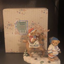 Sven & Liv Cherished Teddies 272159 - Enesco Holiday Figurine