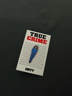 TRUE CRIME DRTY ENAMEL PIN