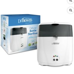 Dr. Brown's Deluxe Electric Sterilizer for Baby Bottles, Nipples, & Other Baby Essentials, BPA Free