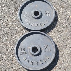 Olympic Plates-33lbs Cash Only 