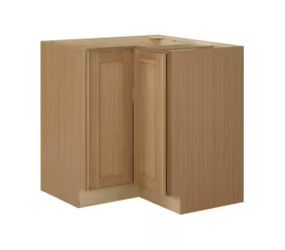Hampton Bay Avondale 32 in. W x 32 in. D x 34.5 in. H Ready to Assemble Plywood Shaker Lazy Susan Corner Cabinet