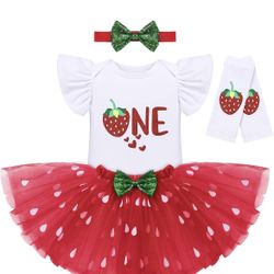 Berry 1st Birthday Outfit
