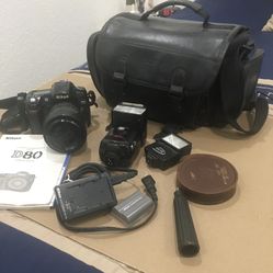 Nikon D80 Camera Full Set