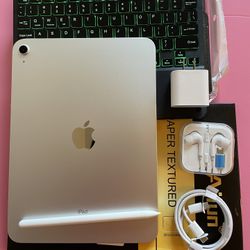 256gb Apple IPad 10th Generation (10.9” Liquid Retina / Latest 2022 ) with pen, keyboard, case & Accessories (warranty 02/ 2025)