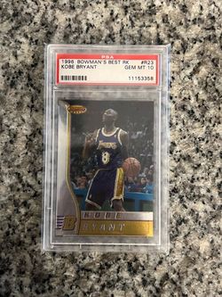 Kobe Bryant Rookie 1996 PSA 10 Bowman’s Best Rank