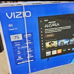75 Tv Vizio Smart 4K Hdtv $55 Down On Financing Free Delivery 6 Month Warranty 