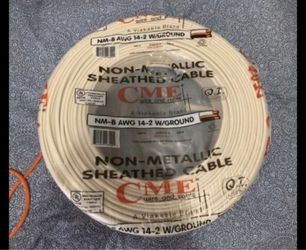 Non-Metallic Sheathed Electrical Cable With Ground full New 250-Ft. 14/2