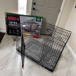 Top Paw Large Double Door Crate With Divider And Pad
