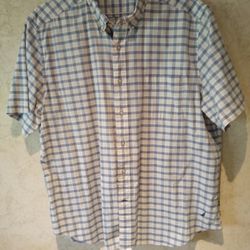 XL Nautica Short-Sleeve Buttoned Shirt 