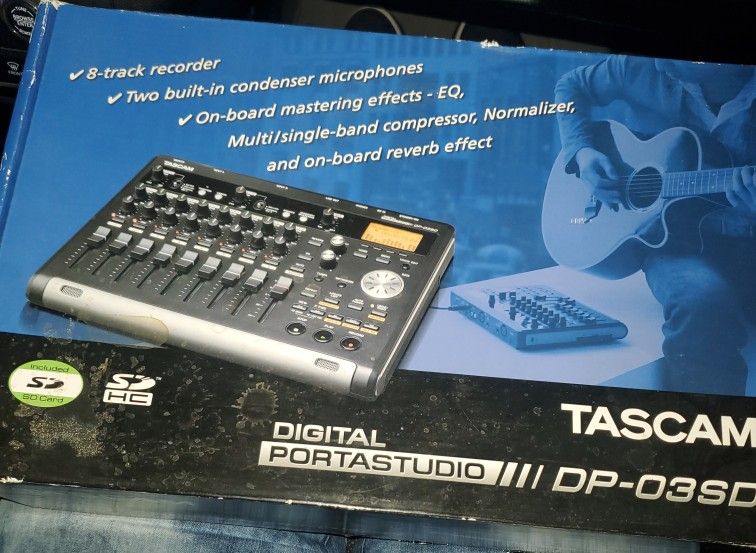 Tascam Digital Portastudio Dp-03sd Digital 8 Track Recorder