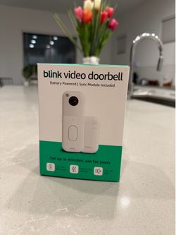 New - Blink Video Doorbell Camera