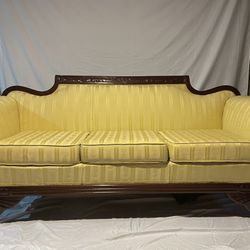 Victorian Style 3 Cushion Couch Made By Kimball