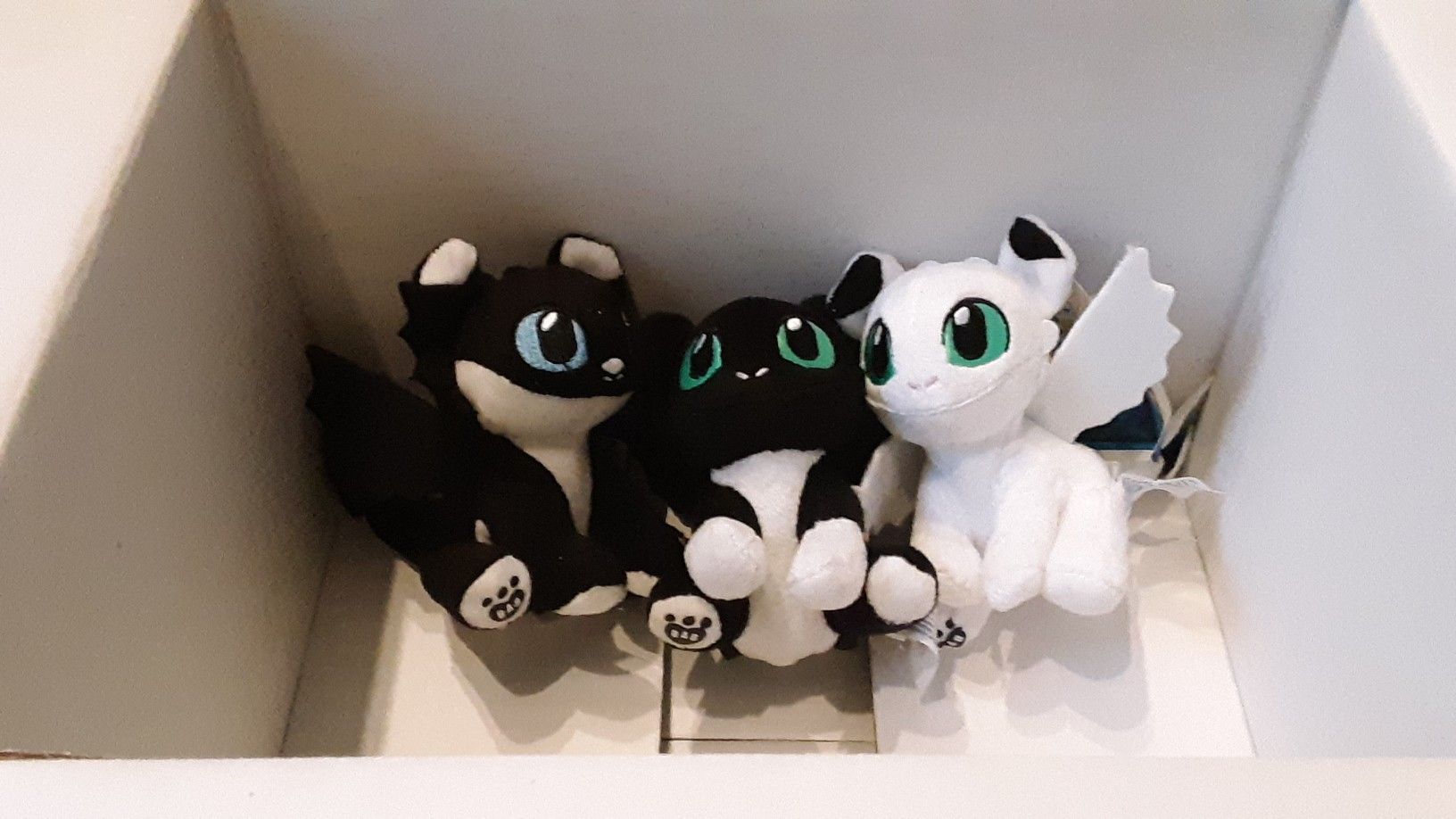 Build a Bear how to train your dragon Night Light 3 plush set