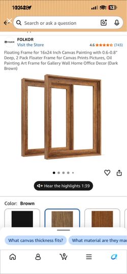 Canva frame 16x24