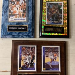 Anfrenee (Penny) Hardaway Card Plaques (ROOKIE CARDS)