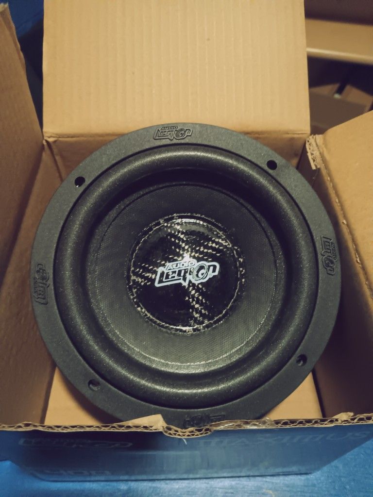 Audio Legion 6.5 inch massive subwoofer dual 4 ohm. Brand New pair. FREE DELIVERY PORTLAND VANCOUVER AREA