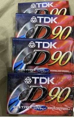 TDK 4-Pack D90 Superior Normal