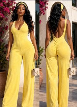 Yellow Romper SML EXTRA STRETCH