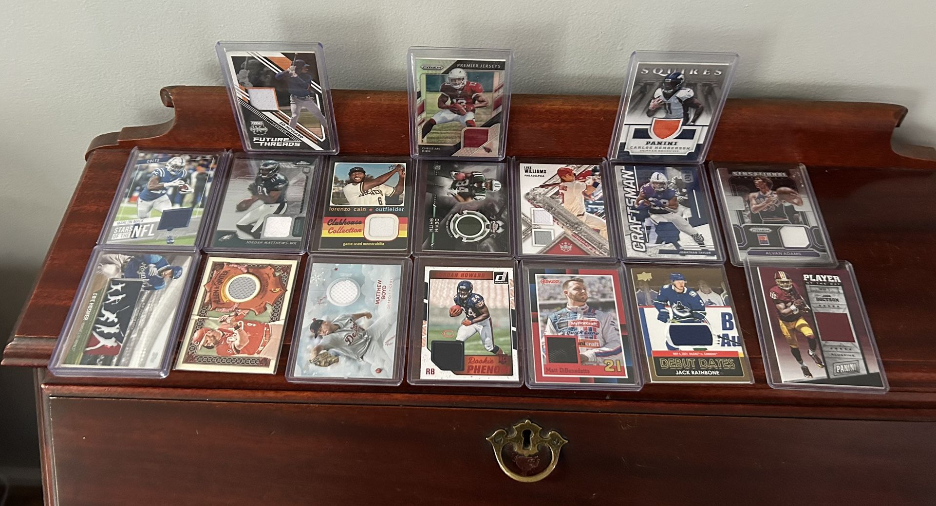 Sports Card Game Used/Relic Lot