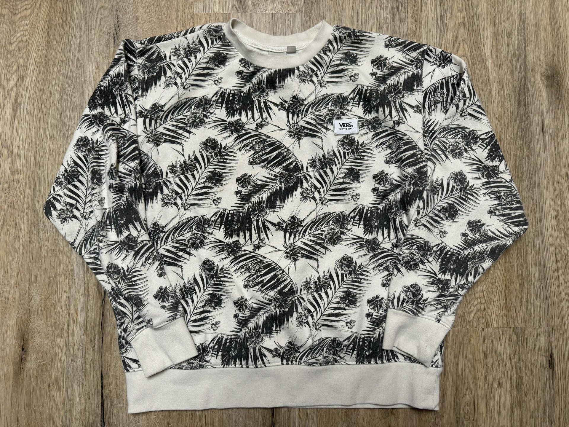 Vans Palm Leaf Crewneck Sweatshirt Size: S