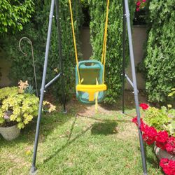 Kids Swing with frame.  Hardly used