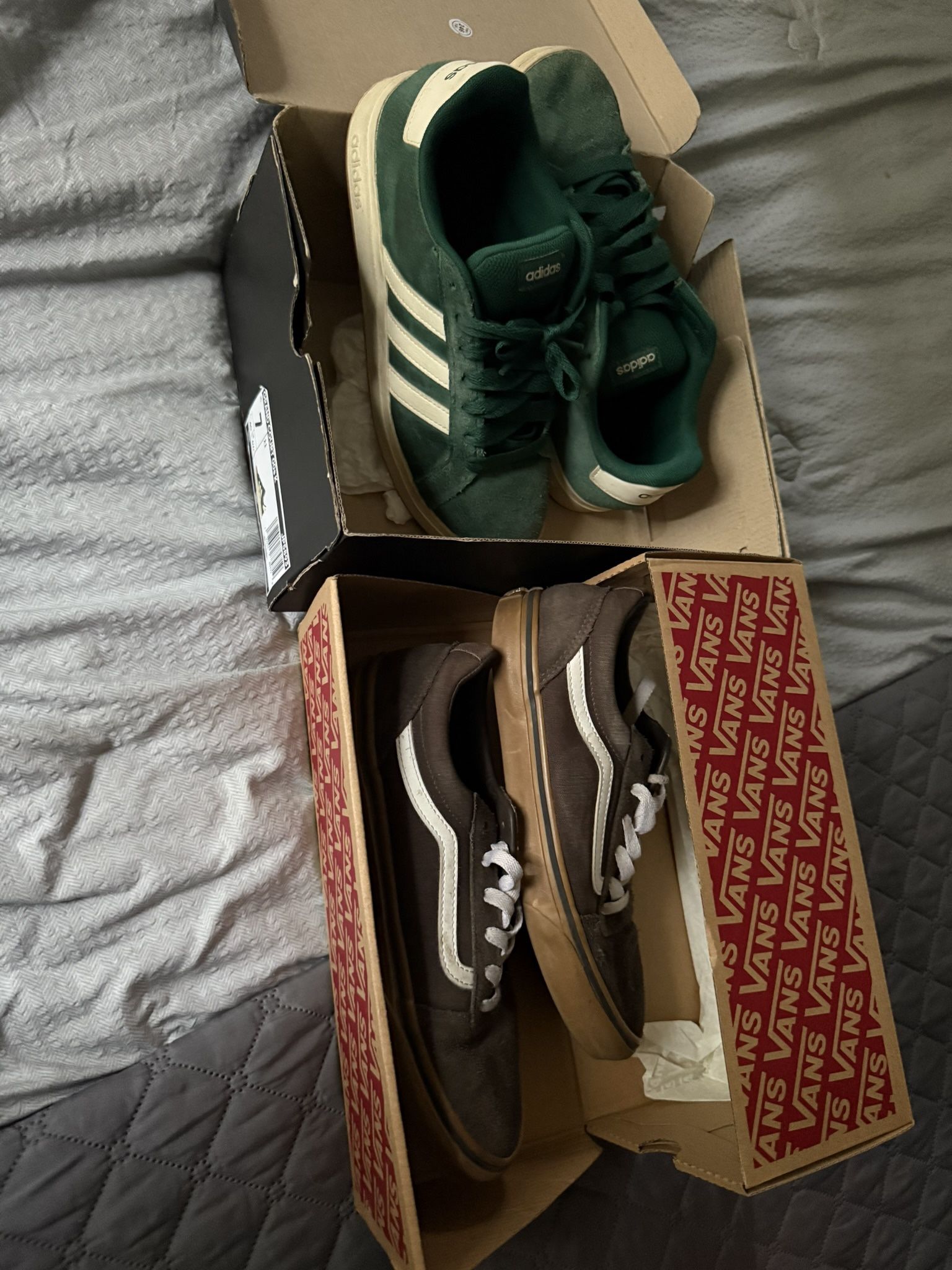 Boys Vans And Adidas Size 7Y
