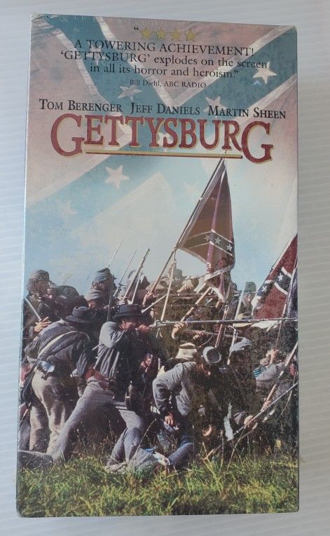 Gettysburg Tom Berenger Jeff Daniels Martin Sheen 2 Box Set 1993 VHS New Sealed