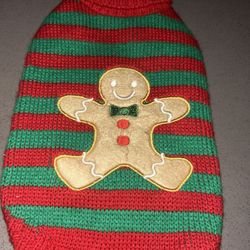 New Sz S Christmas Dog Sweater