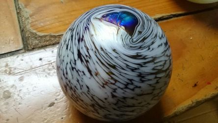 Iridescent paperweight