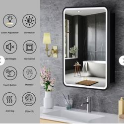 LED Medicine Cabinet with Mirror