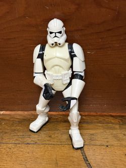 Star Wars 7" Clone Trooper Quick Draw Attack Action Figure 2005 Hasbro