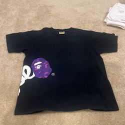 Brand New Purple Bear Bape T-shirt Size L