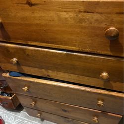 Wood dresser
