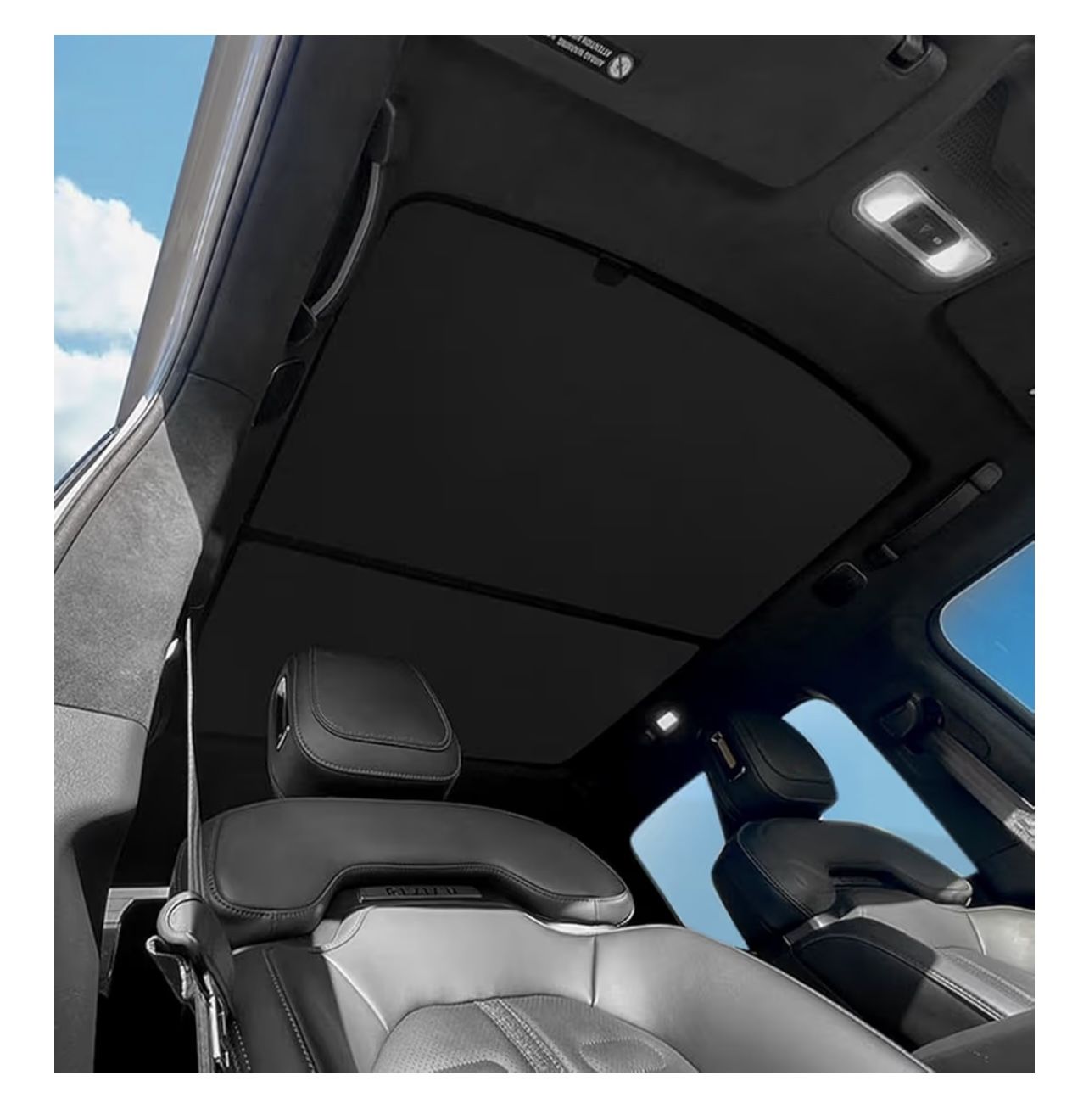 VION R1S Roof Sunshade - Precision Fit, No Sagging, Two Pieces Design, Full Blackout (for Rivian R1S) Brand new. Retails for $70, yours for $40