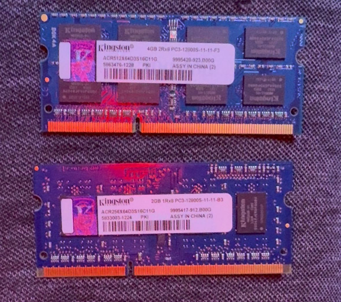 KINGSTON 4 & 2 GB RAM