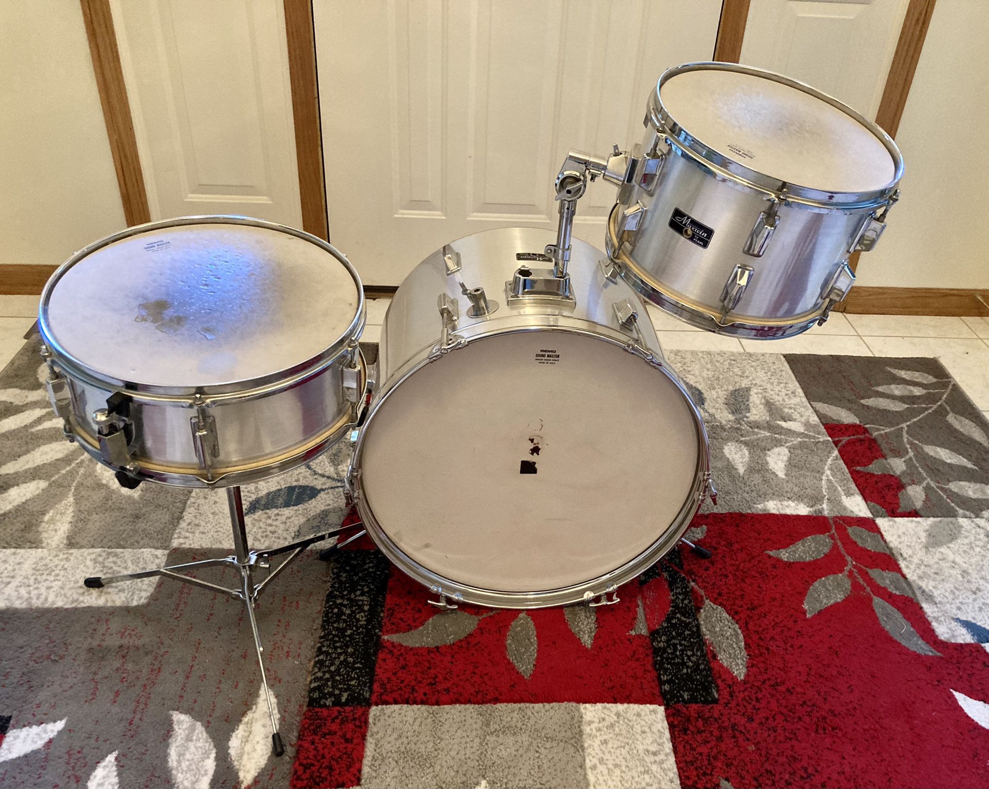 3 Piece Pearl Drums 