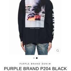 PURPLE BRAND P204 BLACK JBSS424 