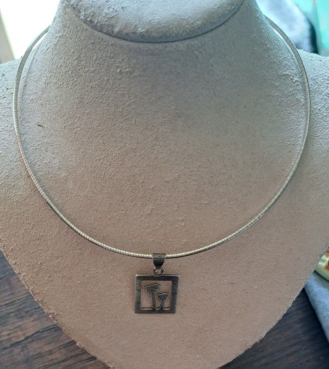 925 Choker And Pendant Plus 2 Bracelets