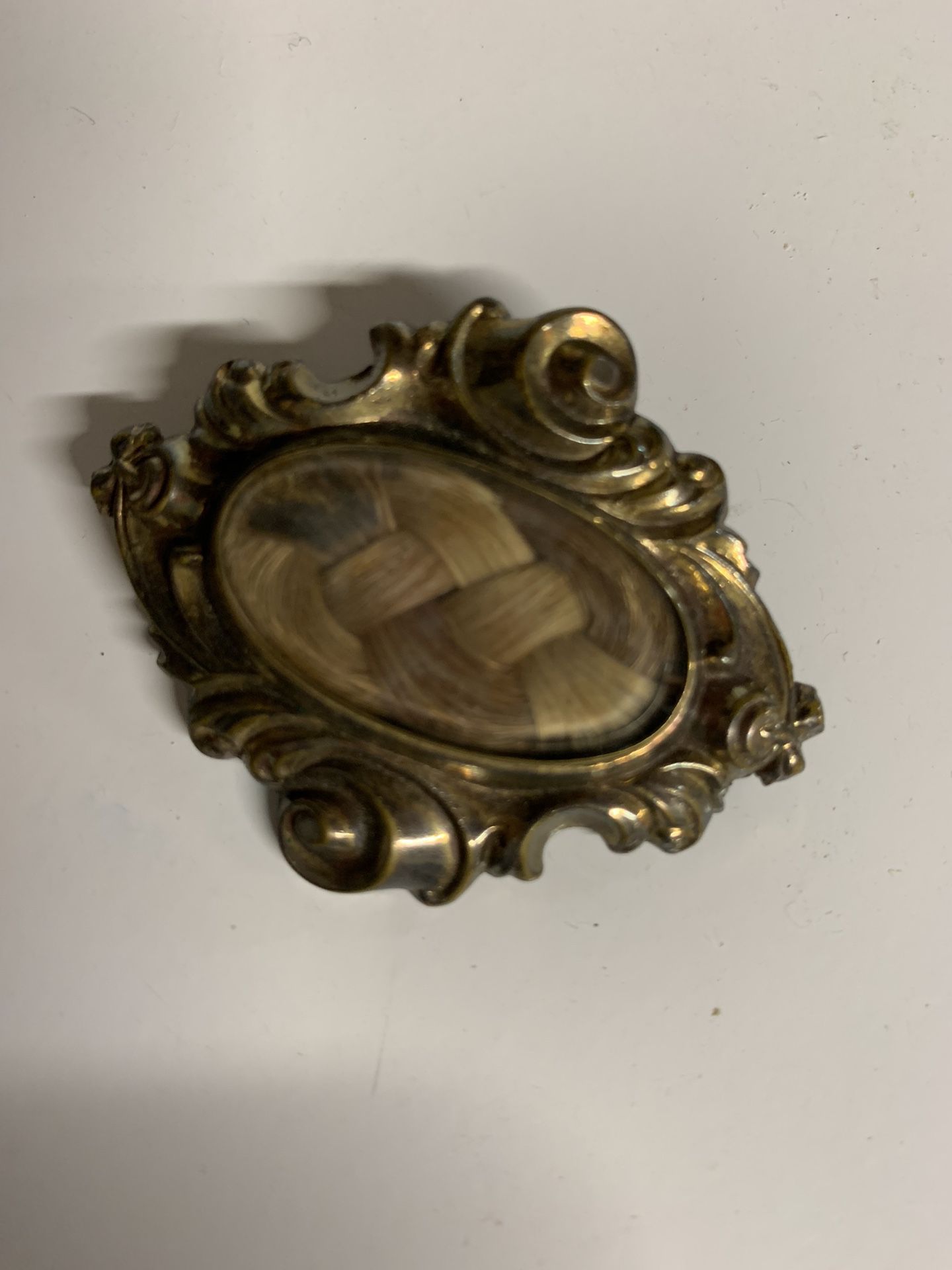 Victorian Style Mourning Brooch