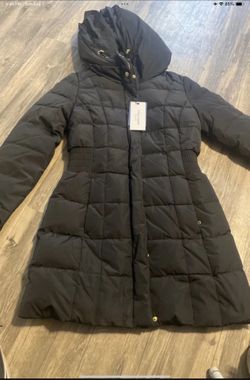 Cole Haan Black Jacket Real Down Feather Size small Brand new with tags